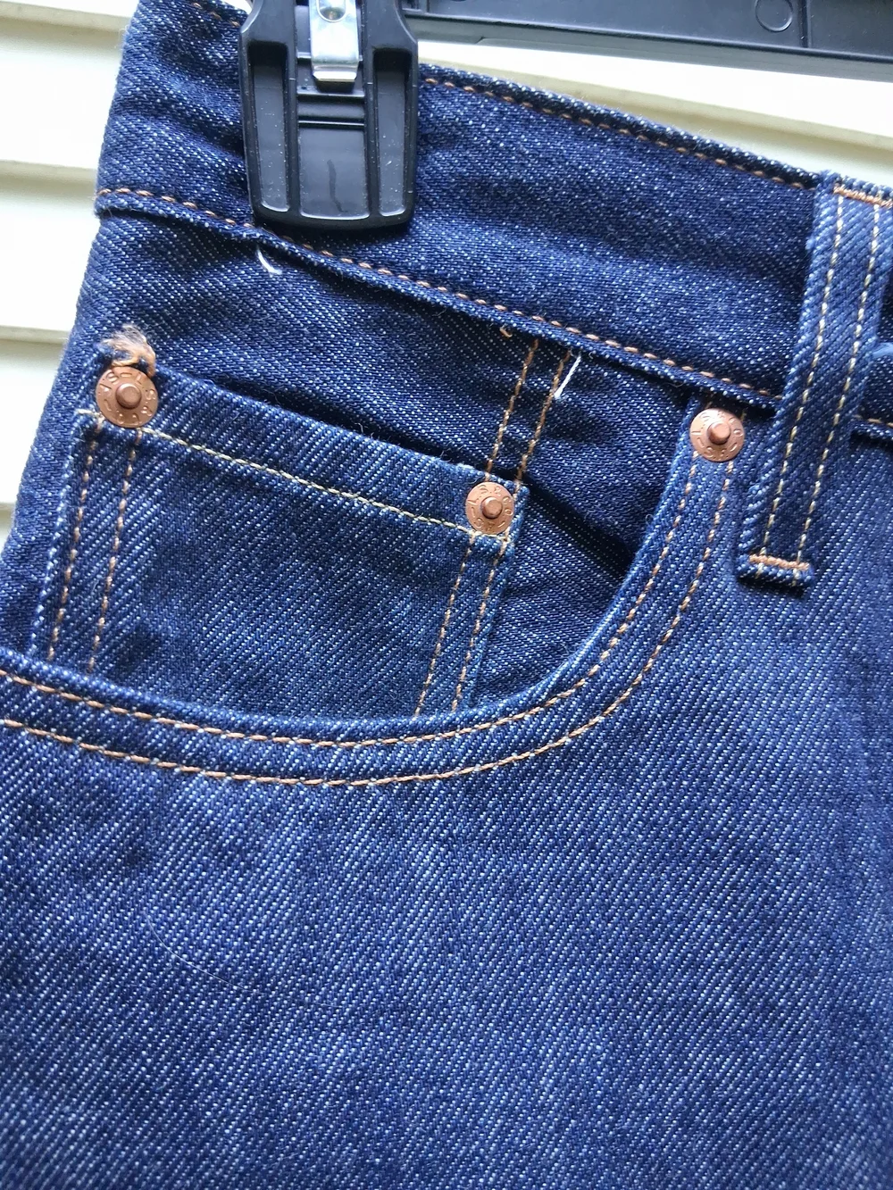 Levi's Men's 501 Original Fit Straight Leg Button Fly Dark Wash Jeans 29x32
